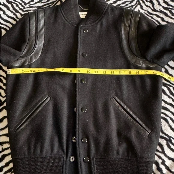 Saint Laurent Paris mono black teddy size F38 - Picture 2 of 9